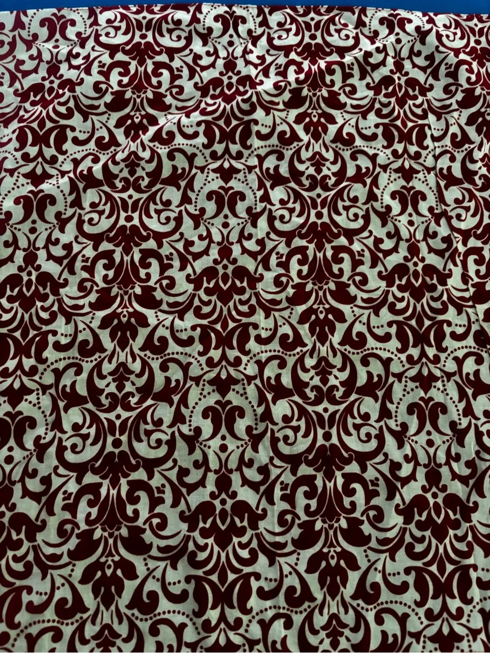 Red and White Patterned Women's Scarf - Unbranded